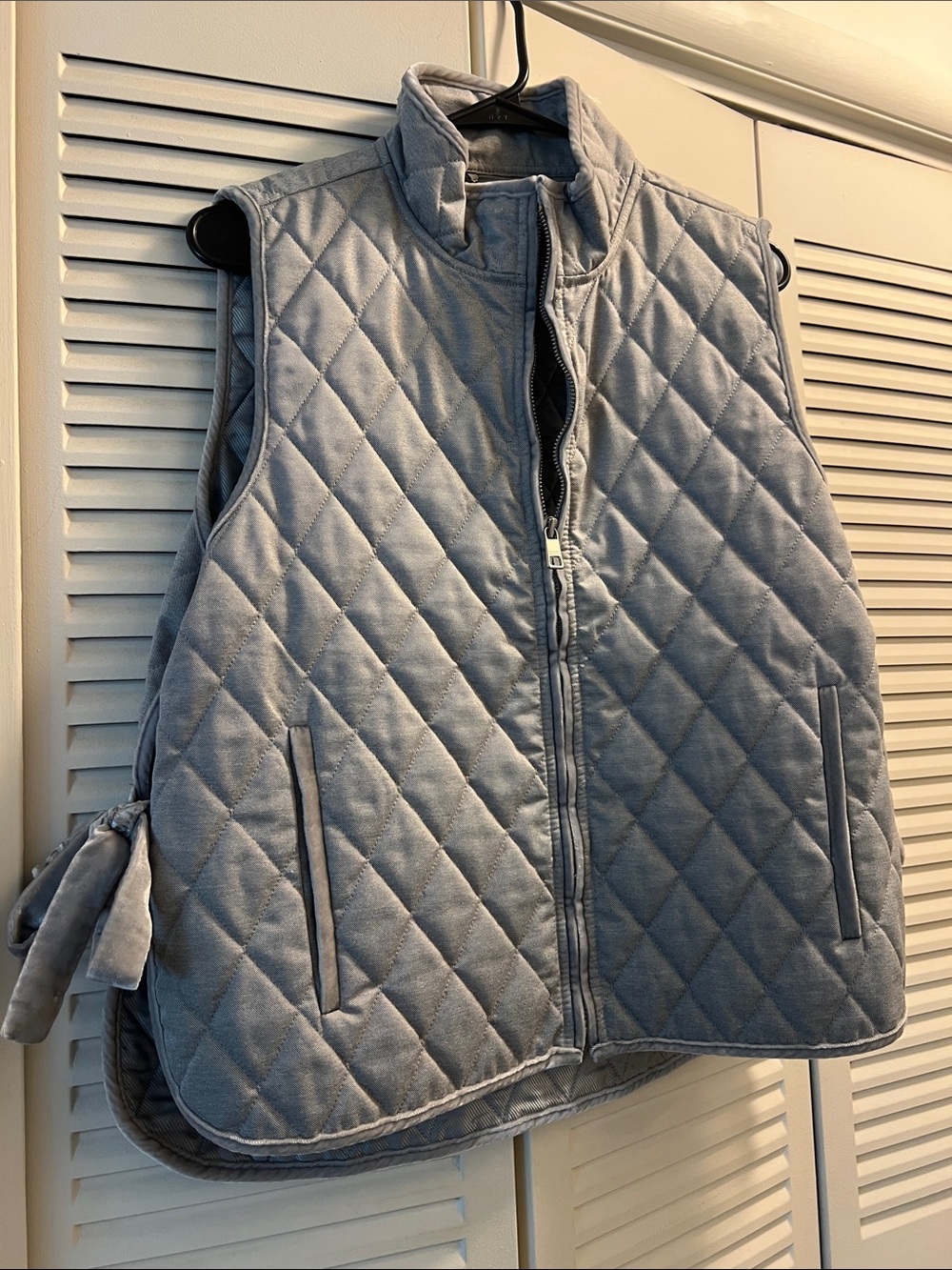 Banana Republic Grey Quilted Vest